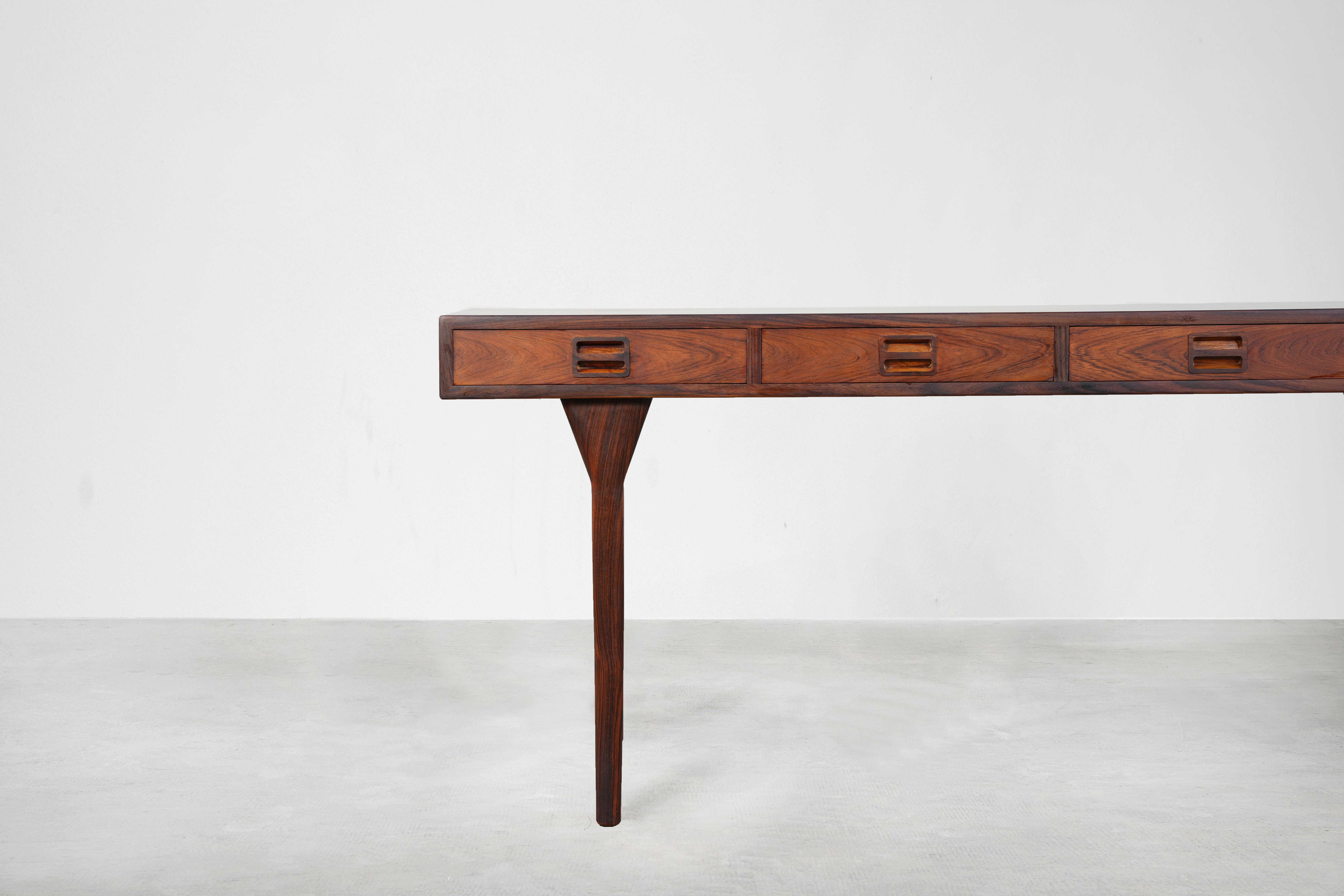 Wood Rare Desk by Nanna Ditzel for Soren Willadsen, Denmark 1955 For Sale