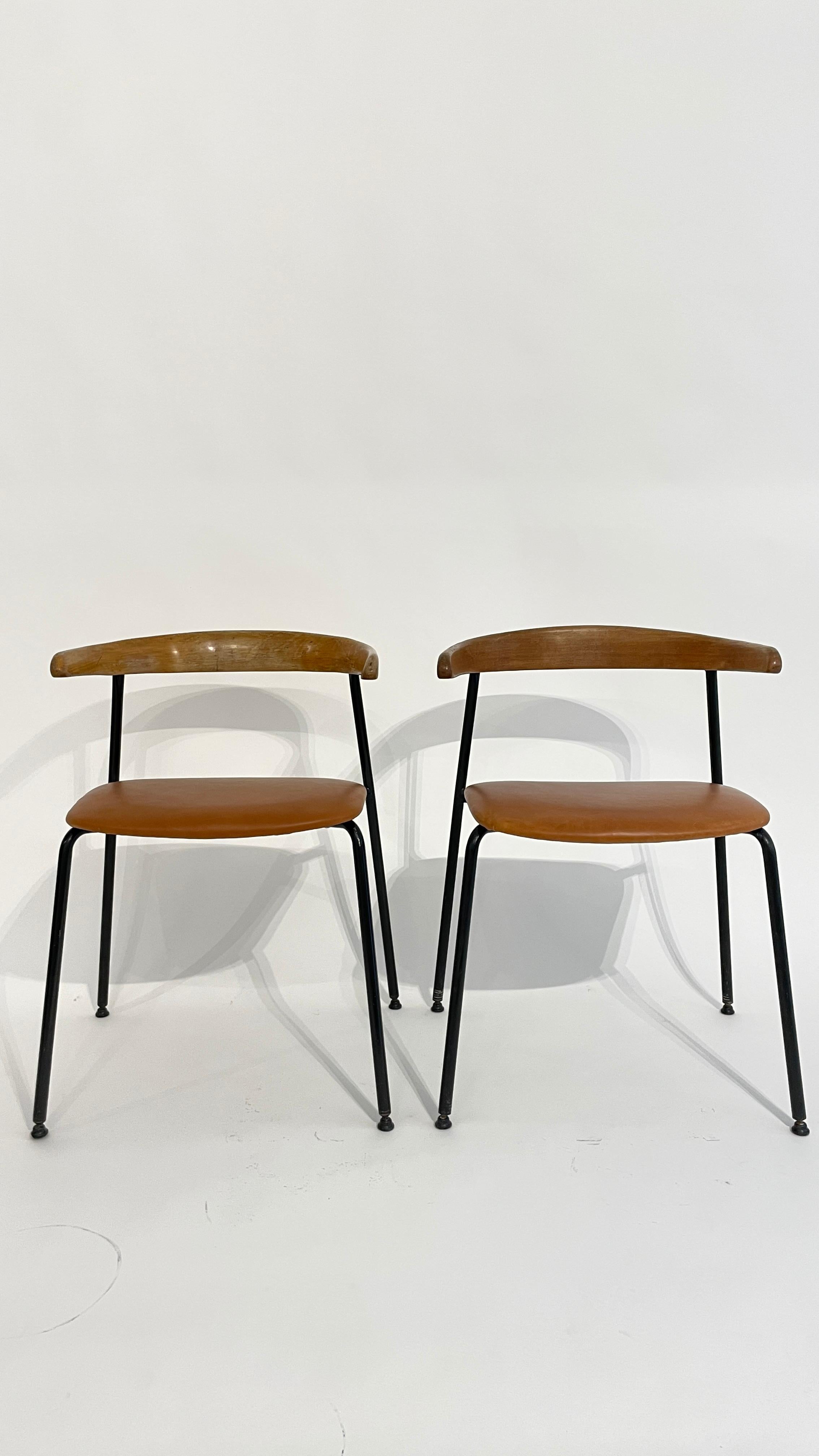 6 Rare museum Conran C20 Havana dining chairs  