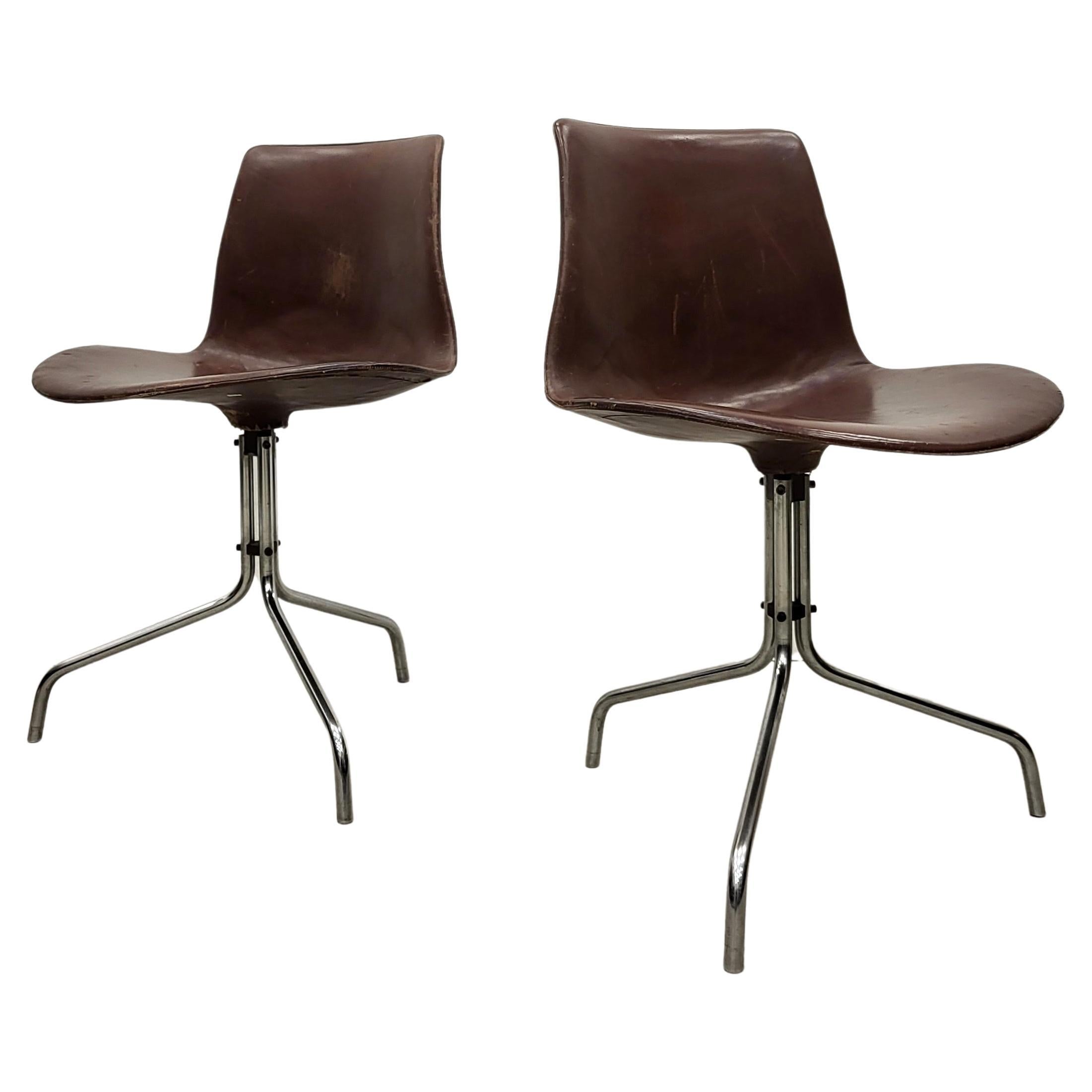 Rare Desk Chairs BO611 by Preben Fabricius & Jorgen Kastholm for Bo Ex 1960s