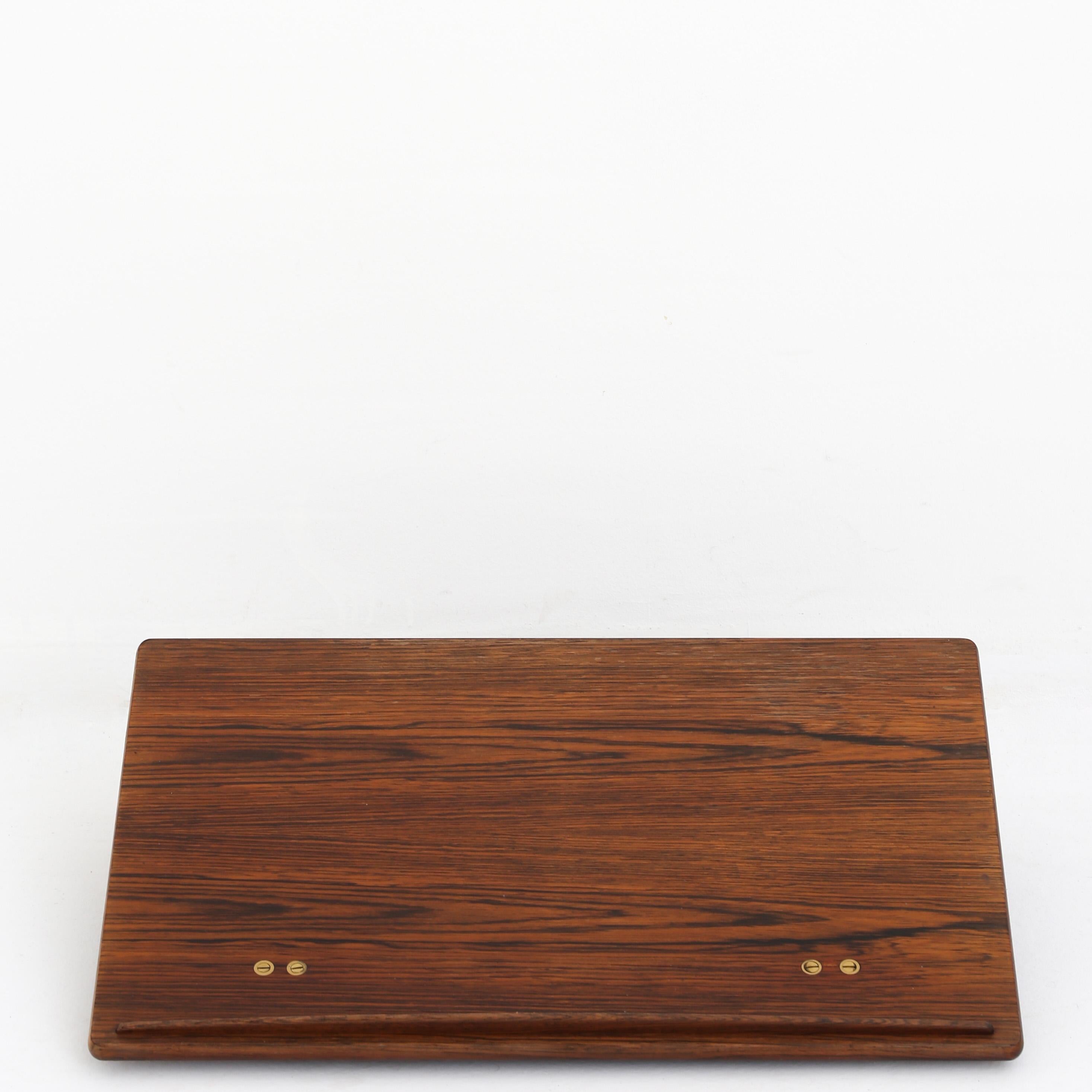 Rosewood Rare Desk Flap by Ejnar Larsen & Aksel Bender Madsen For Sale