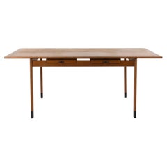 Used Rare desk in mahogany with two drawers by Vilhelm Wohlert