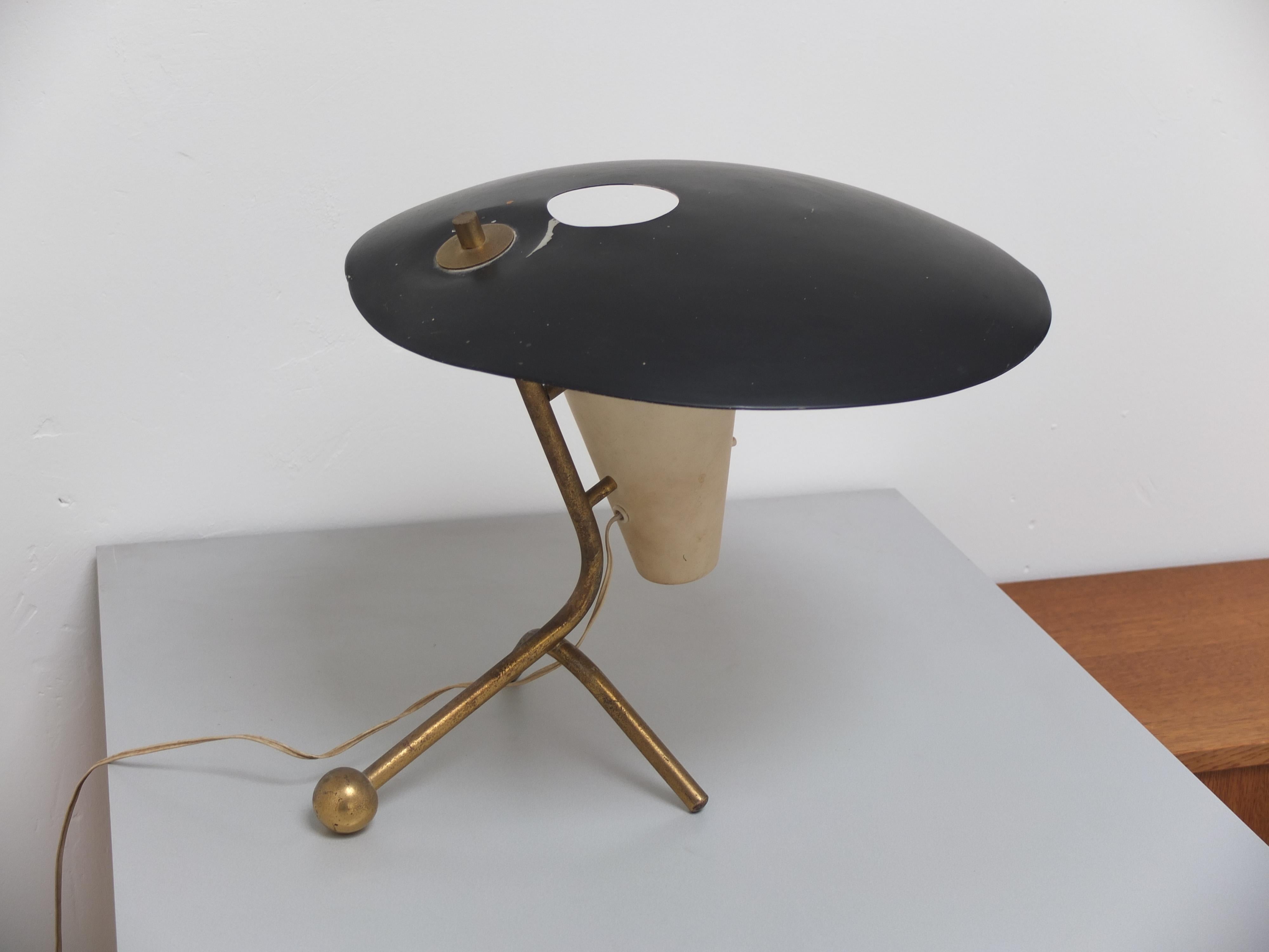 Rare Desk Lamp by Pierre Guariche for Disderot, 1952 In Good Condition In Antwerpen, VAN