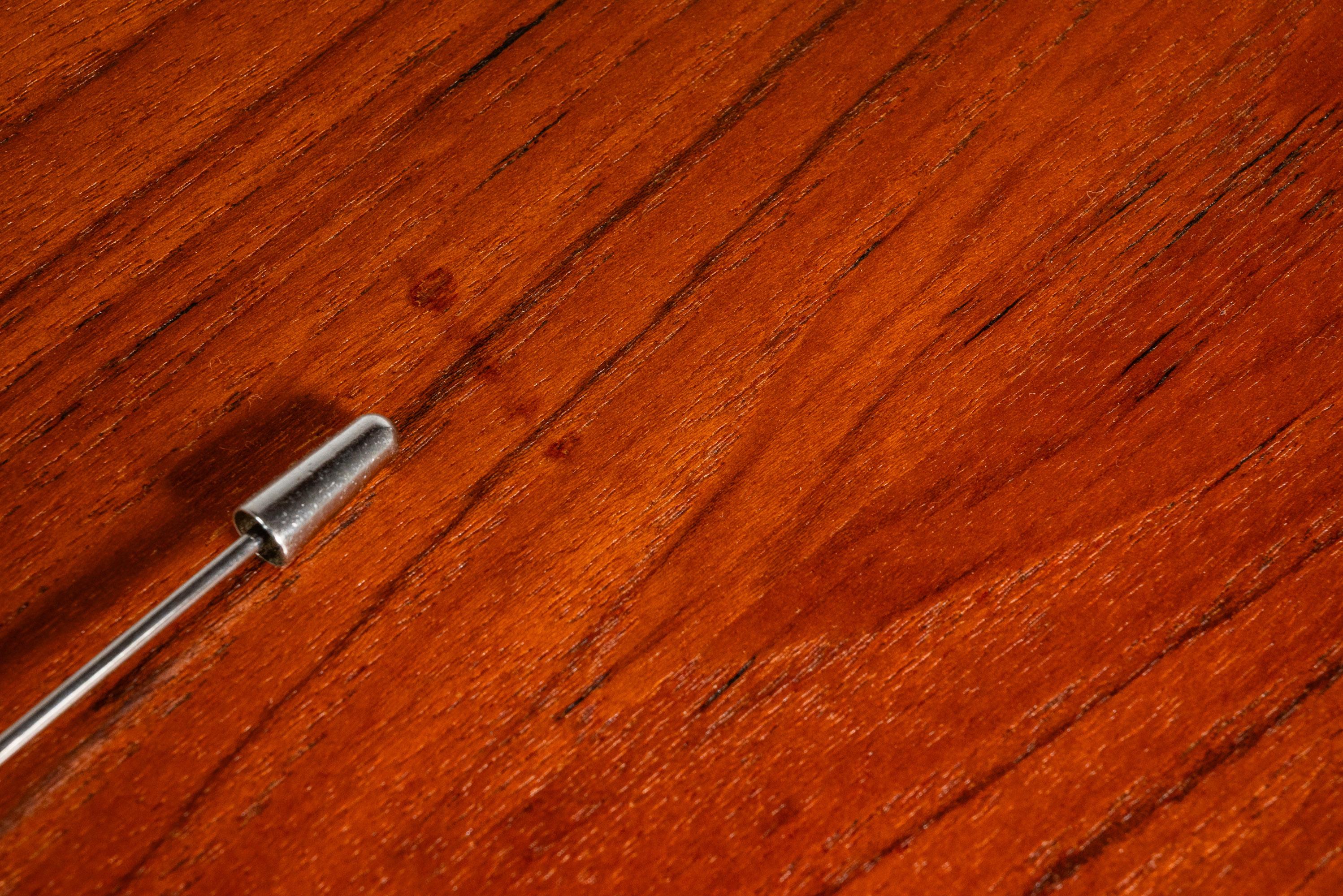 Seltener Schreibtisch mit Schiebeplatte, Peter Løvig Nielsen, Løvig Dansk, Dänemark, 1960er Jahre im Angebot 7