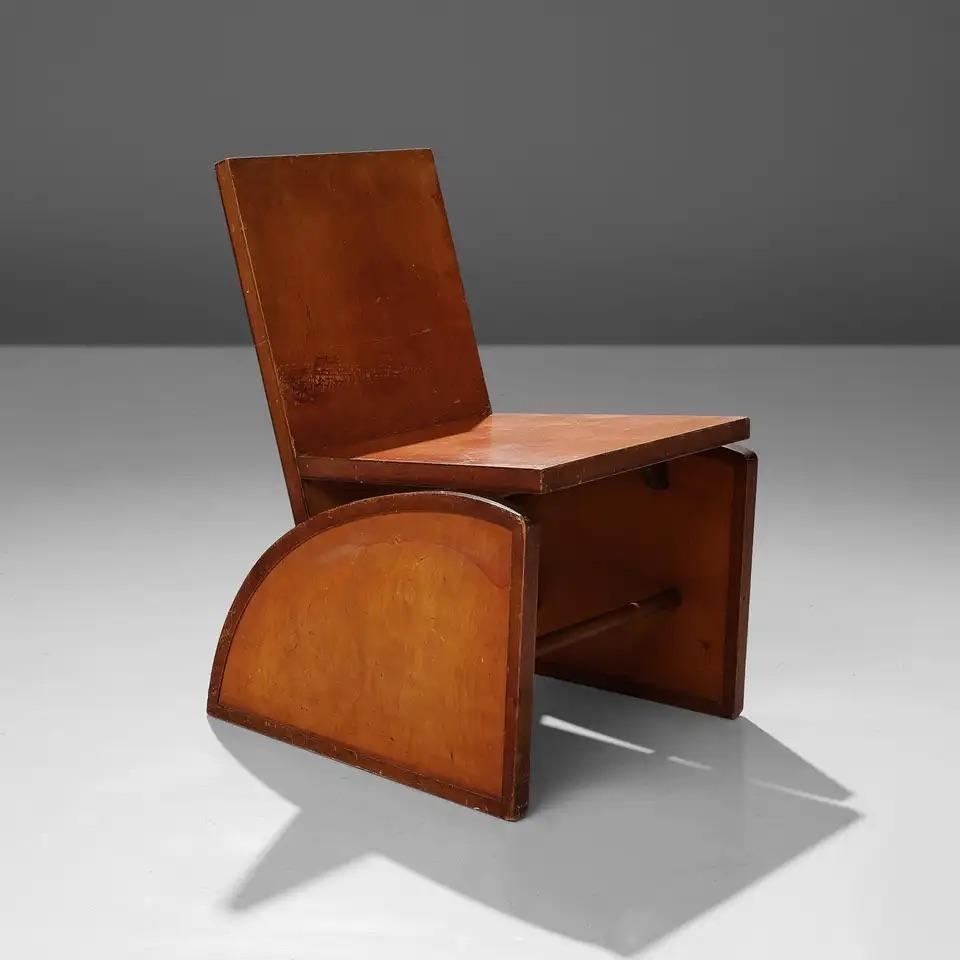 Seltener Schreibtisch mit Stuhl von Brown Saltman (Moderne der Mitte des Jahrhunderts) im Angebot