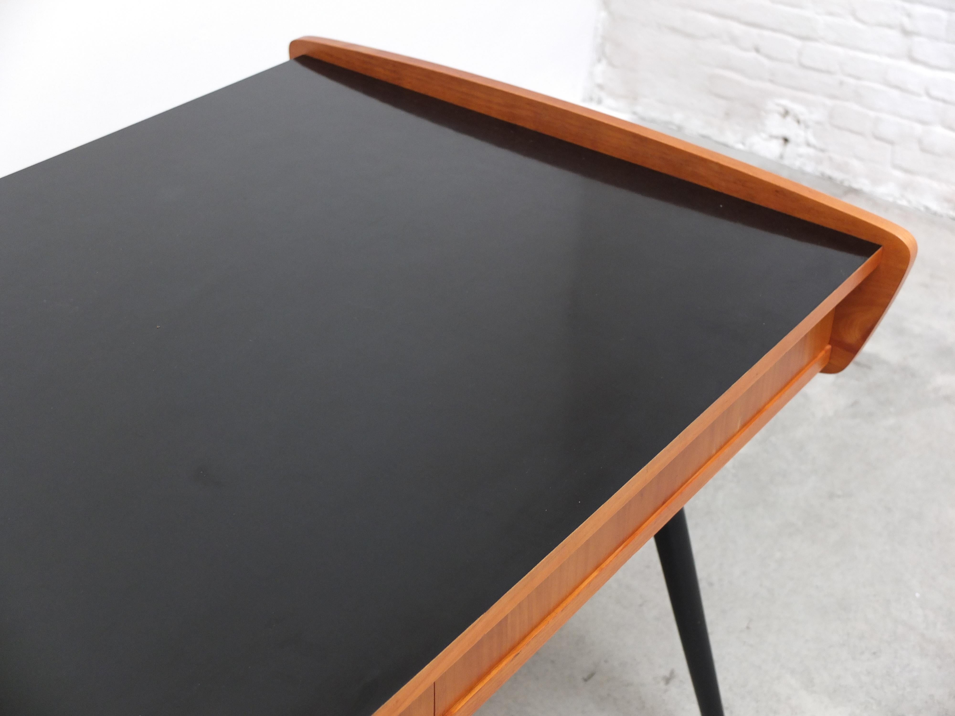 Rara scrivania con poltrona 'S5' abbinata di Alfred Hendrickx per Belform, anni '50 in vendita 9