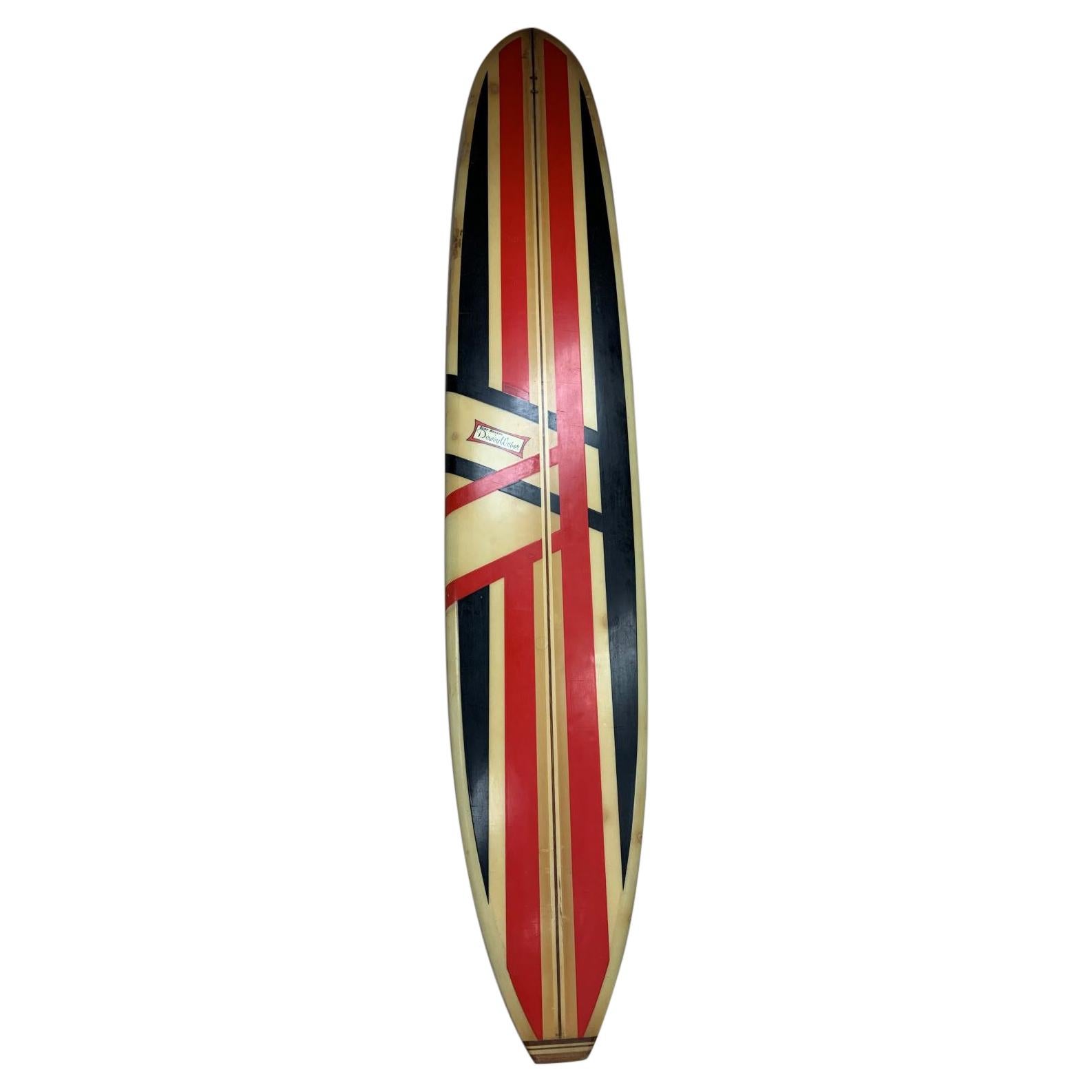 Rare Dewey Weber 10 Foot Vintage Circa 1960’s -1970’s Surfboard