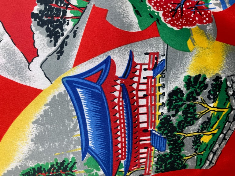 Rare D&G Printed Asian Scenes Runway Spring / Summer 2000 For Sale at ...