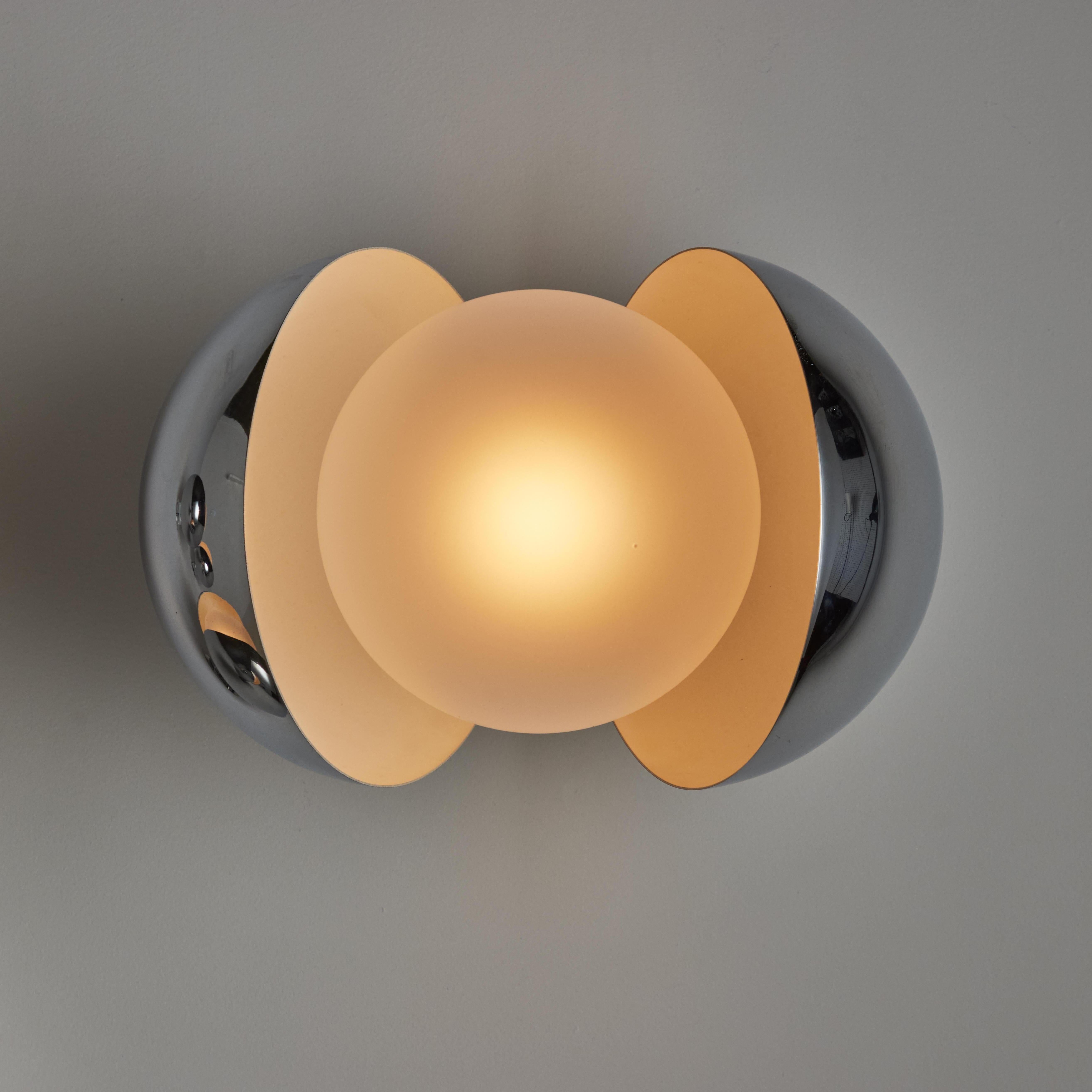 Rare Diaframma Sconces by G. Piero & A. Monti for Fontana Arte 2
