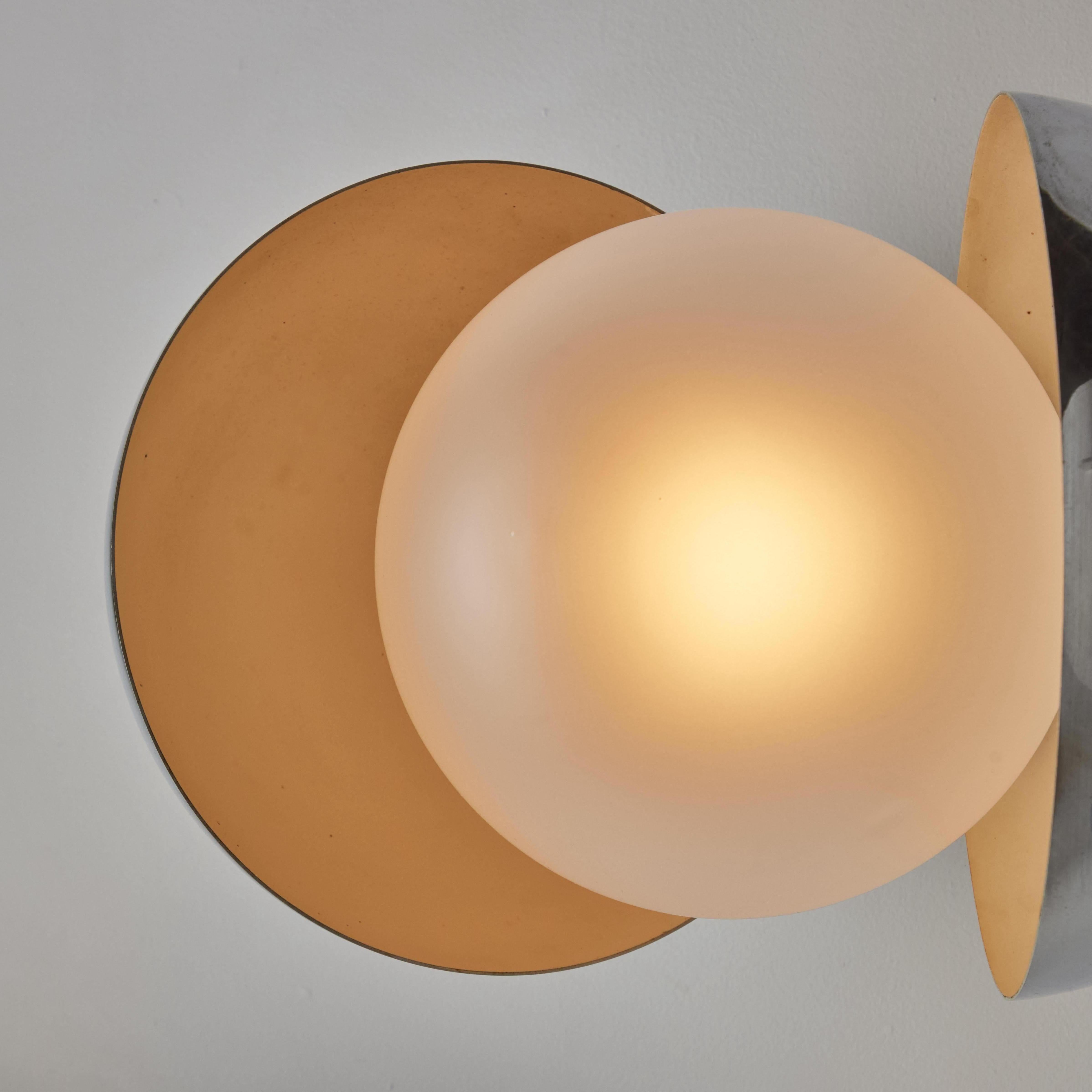 Rare Diaframma Sconces by G. Piero & A. Monti for Fontana Arte 3