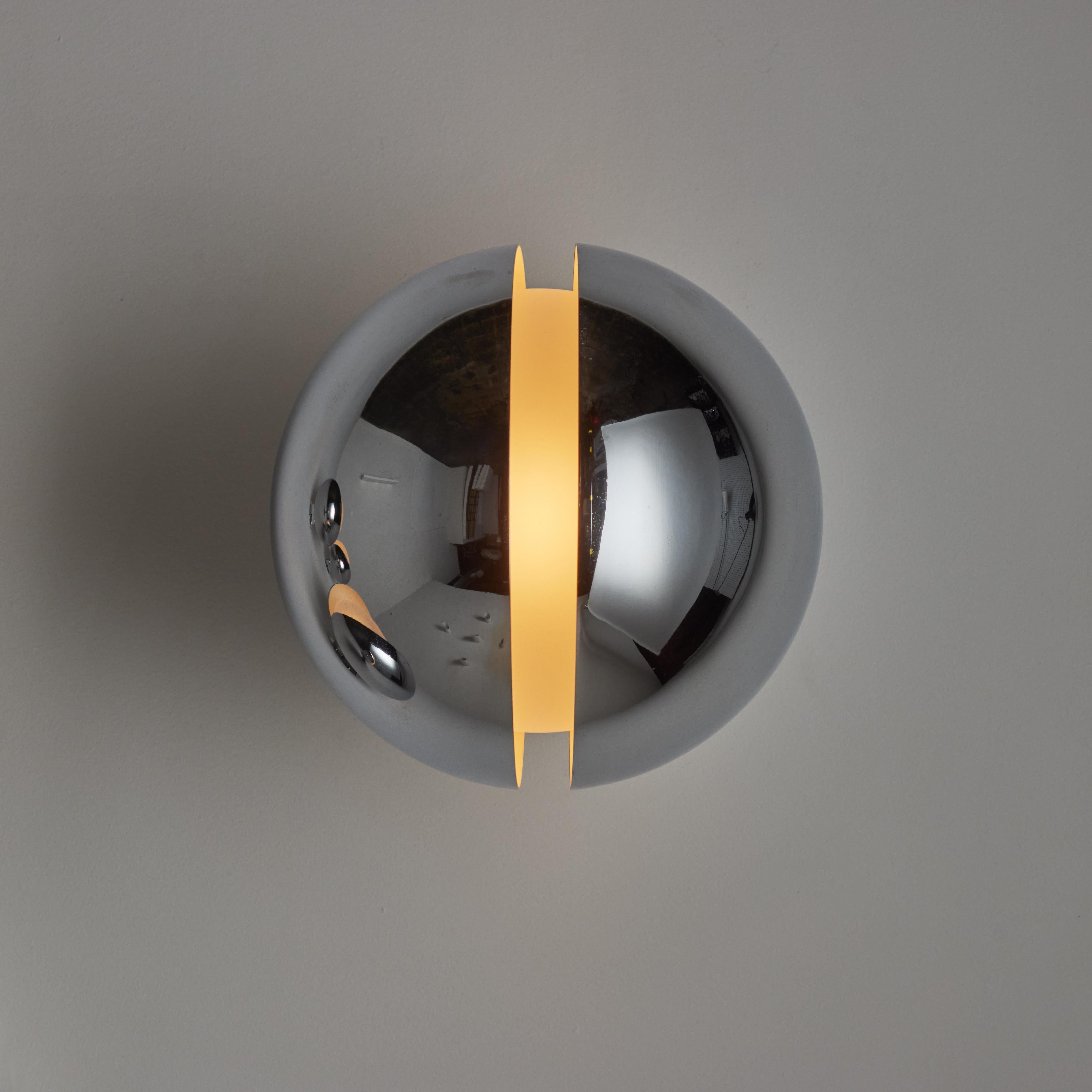 Mid-20th Century Rare Diaframma Sconces by G. Piero & A. Monti for Fontana Arte