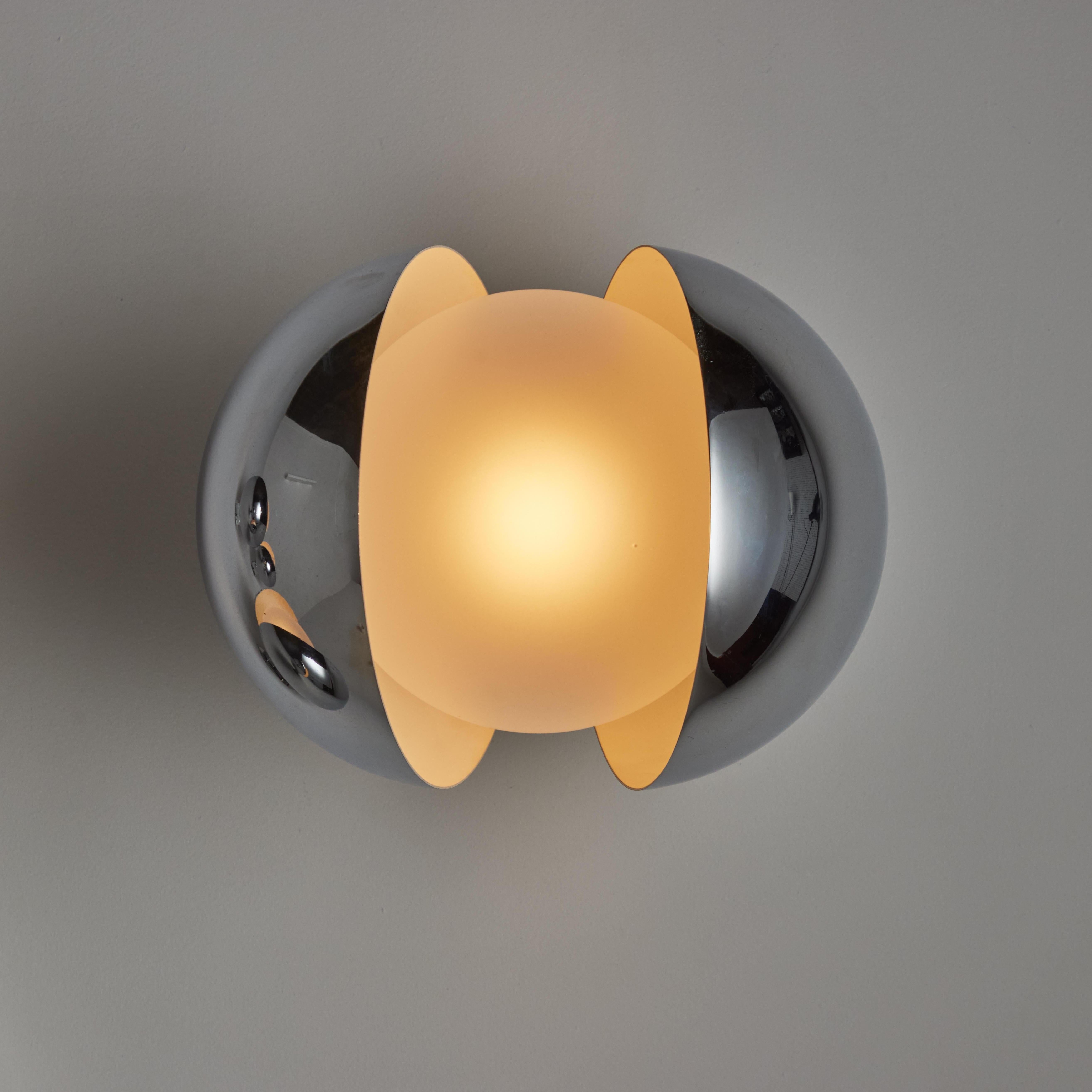 Rare Diaframma Sconces by G. Piero & A. Monti for Fontana Arte 1