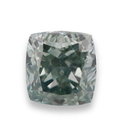 Rare Diamond VS2 GIA 0.40ct Natural Loose Fancy Green Gray - Collectors Grade