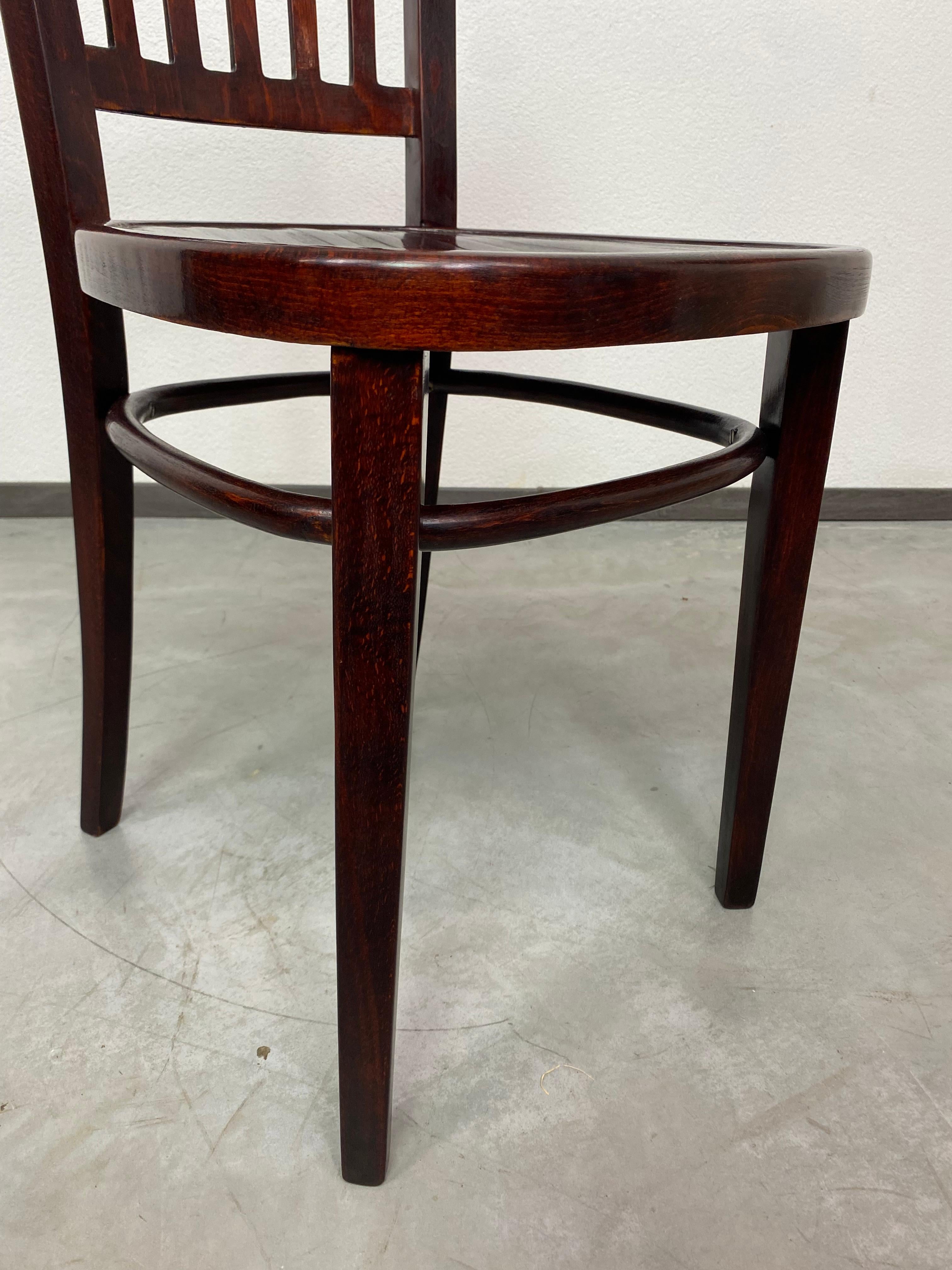 Rare dining chair no.234 by Otto Wagner for J&J Kohn For Sale 2