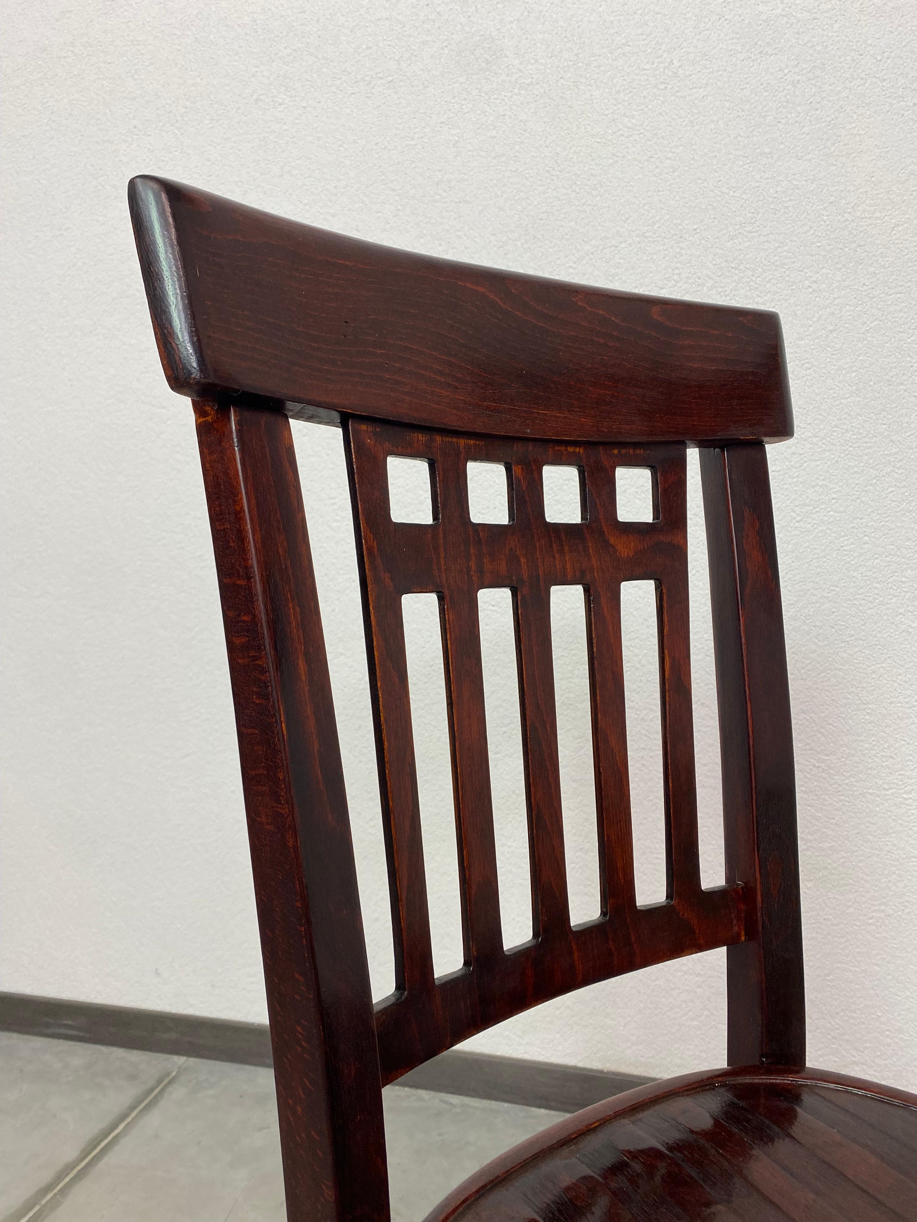 Vienna Secession Rare dining chair no.234 by Otto Wagner for J&J Kohn For Sale