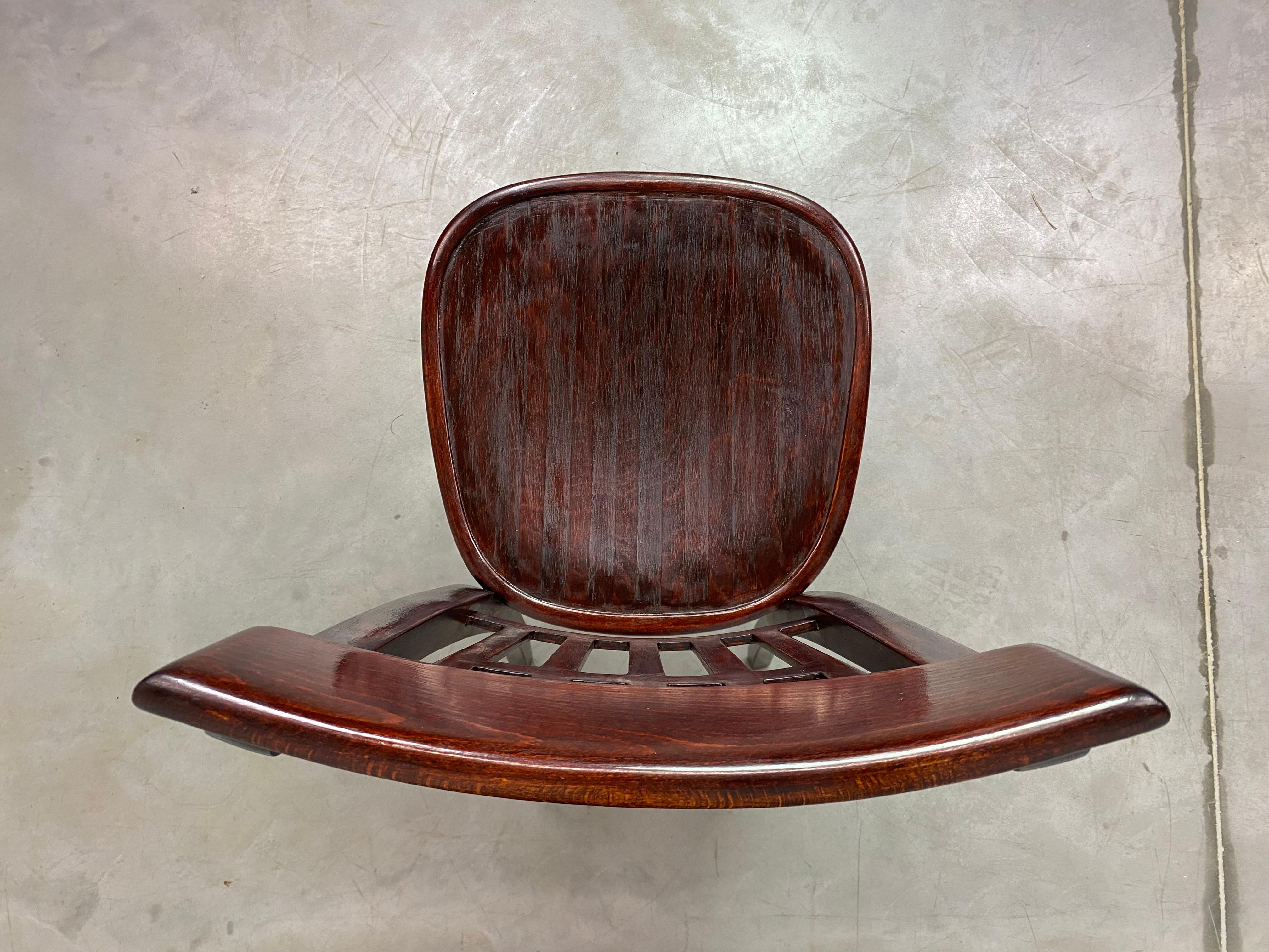 Early 20th Century Rare dining chair no.234 by Otto Wagner for J&J Kohn For Sale
