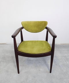 Rare Dining Chair with Armrests designed by Bernardo Bernardi, Yugoslavia 1960s