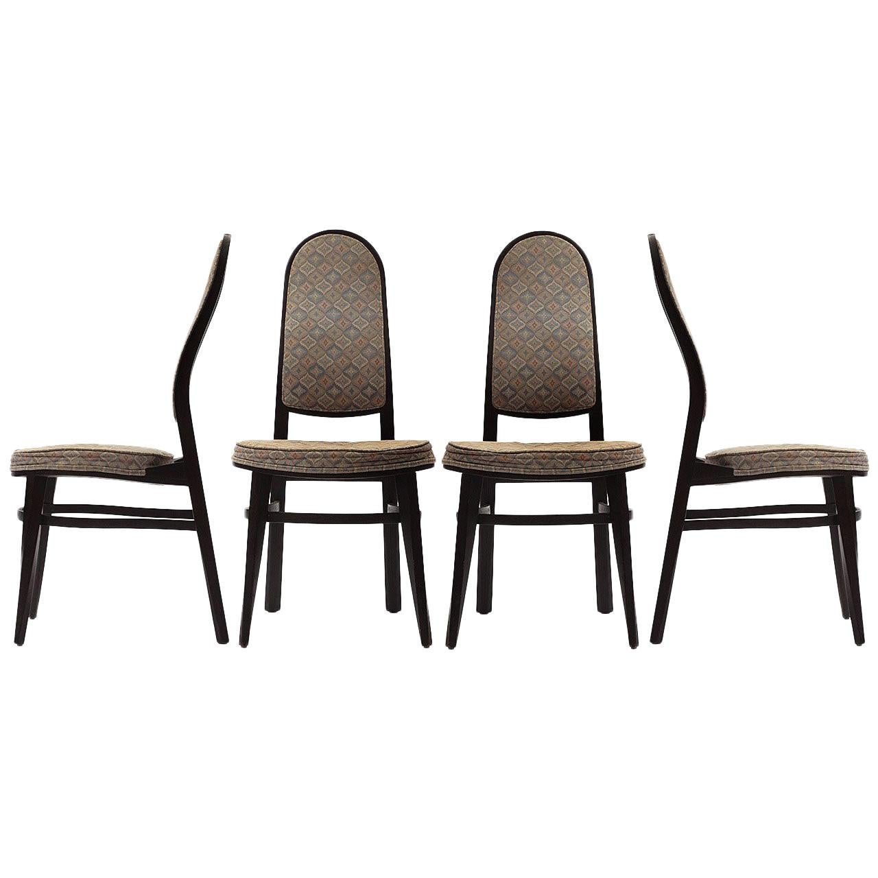 Rare Dining Chairs by Edward Wormley For Sale