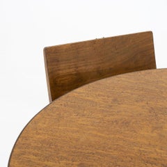 Rare Dining Set with Table and Four Chairs by Alvar Aalto