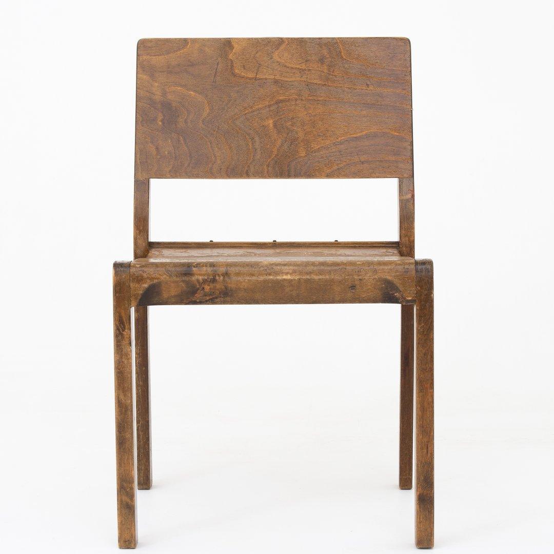 Seltenes Esszimmer-Set mit Tisch und vier Stühlen von Alvar Aalto im Zustand „Gut“ im Angebot in Copenhagen, DK