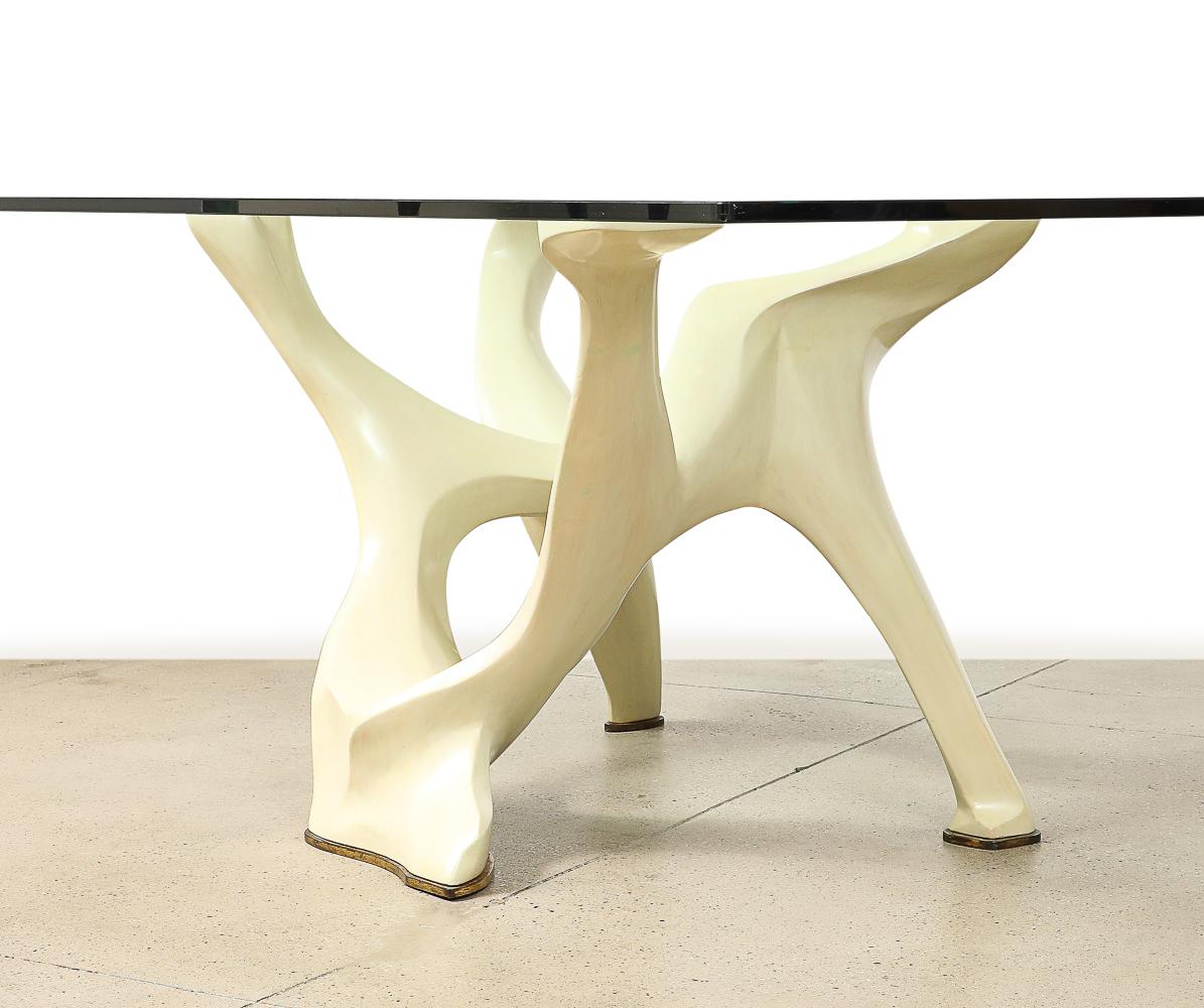 Hand-Crafted Rare Dining Table by Attributed: Pierluigi Giordani