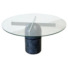Rare Dining table by Giovanni Offredi for Saporiti Italy
