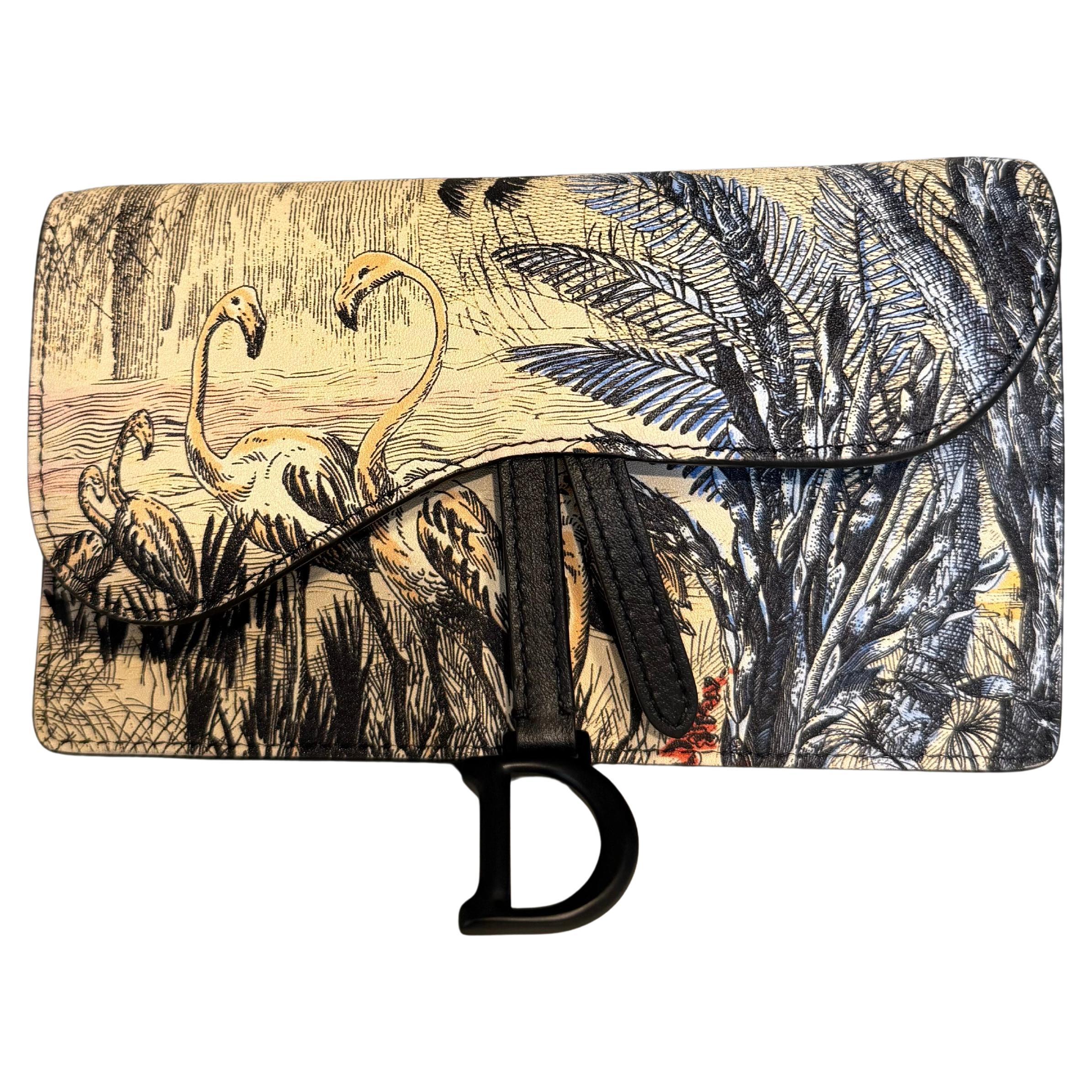 Raro bolso bandolera Dior "Toile de Jouy Tropicalia en venta