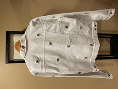 RARE Dior x Kaws Bees White Denim Jacket size 52