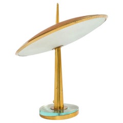 Rare "Disco Volante" Table Lamp by Max Ingrand for Fontana Arte