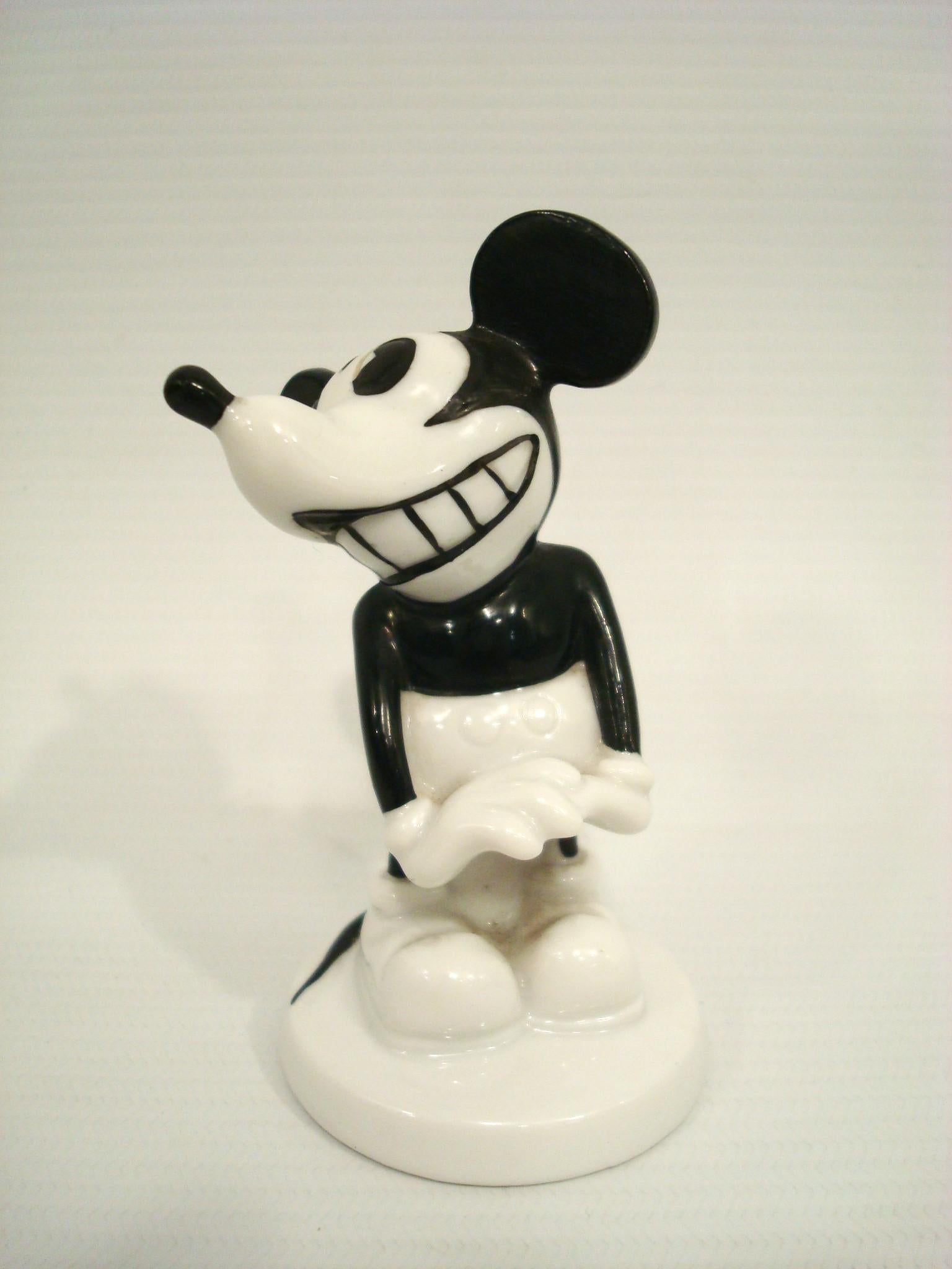 Extremely Rare Antique / Vintage Disney Mickey Mouse beautiful porcelain figurine by the famous Rosenthal Germany , circa 1930s This is #551 in the series w/incised number under base along w/