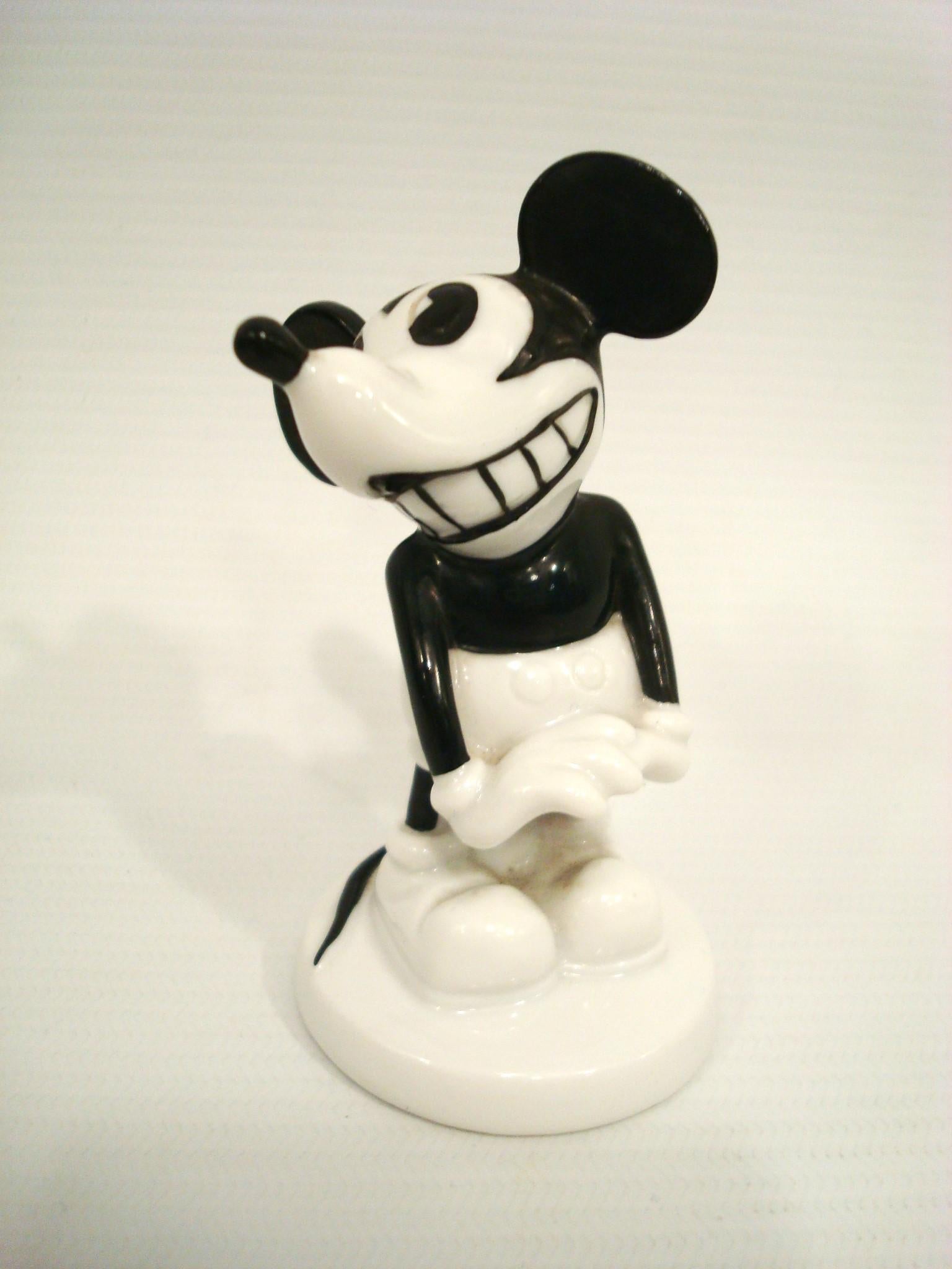 Rare Disney Mickey Mouse Porcelain Figurine, Rosenthal 1930´s For Sale 2