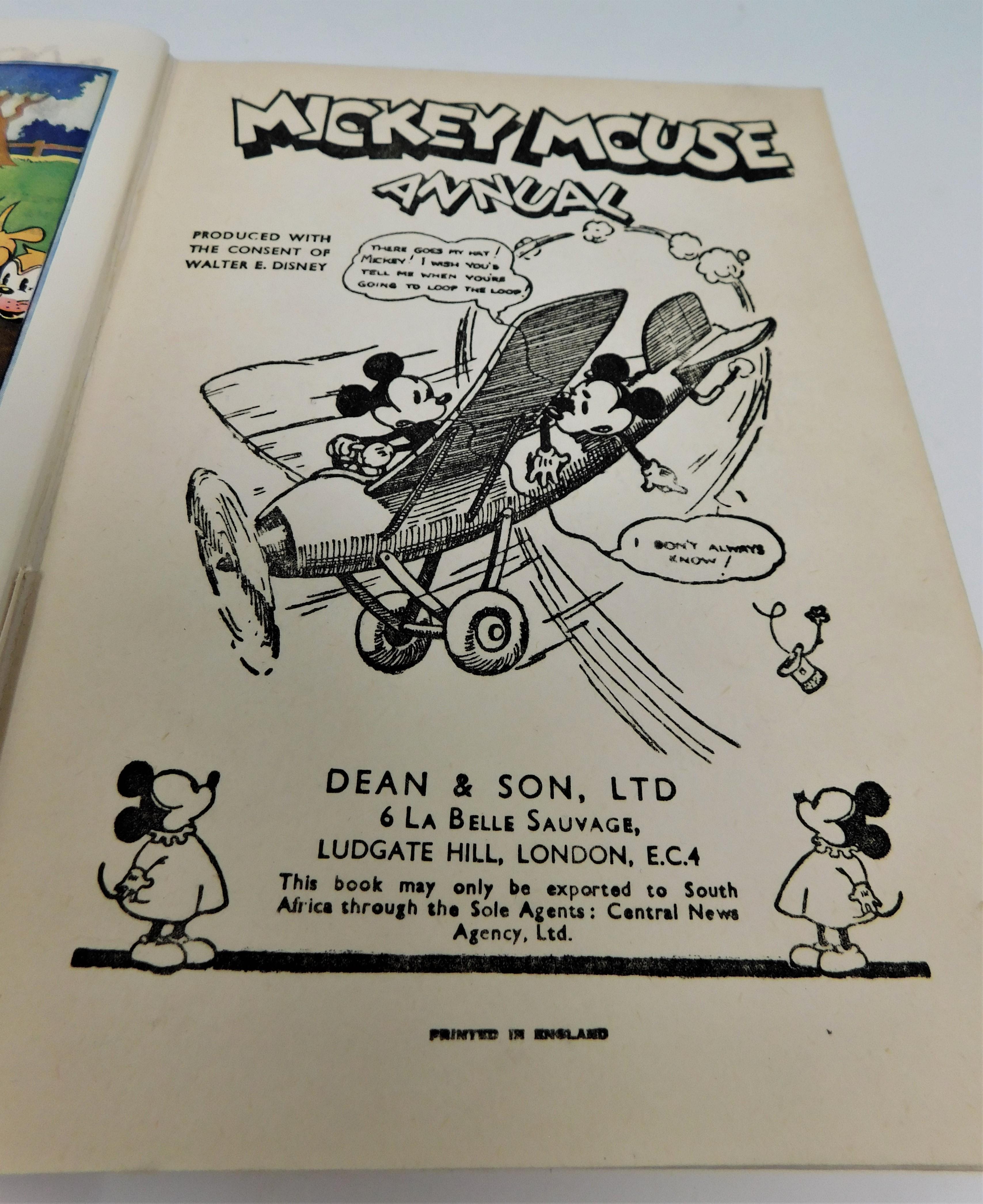 mickey mouse book 1930