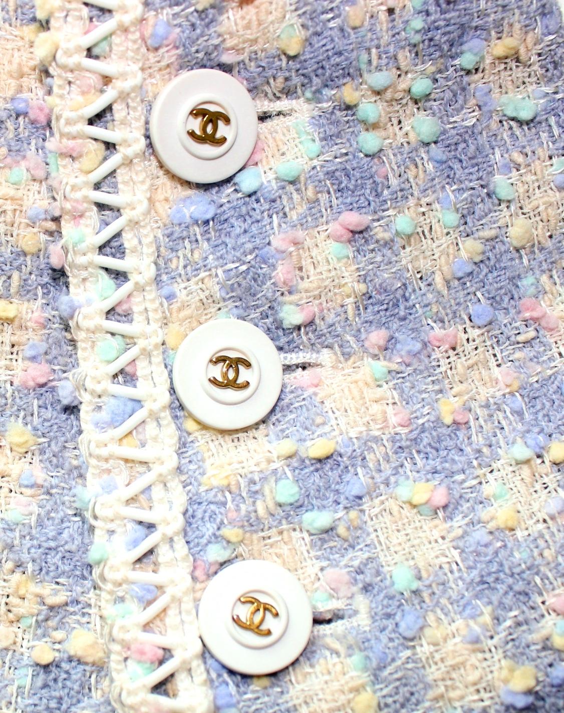 Rare Documented Chanel Lesage Tweed Jacket Blazer 1994 Collection 1