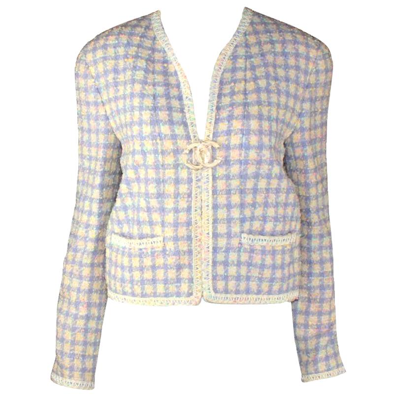 Rare Documented Chanel Lesage Tweed Jacket Blazer 1994 Collection