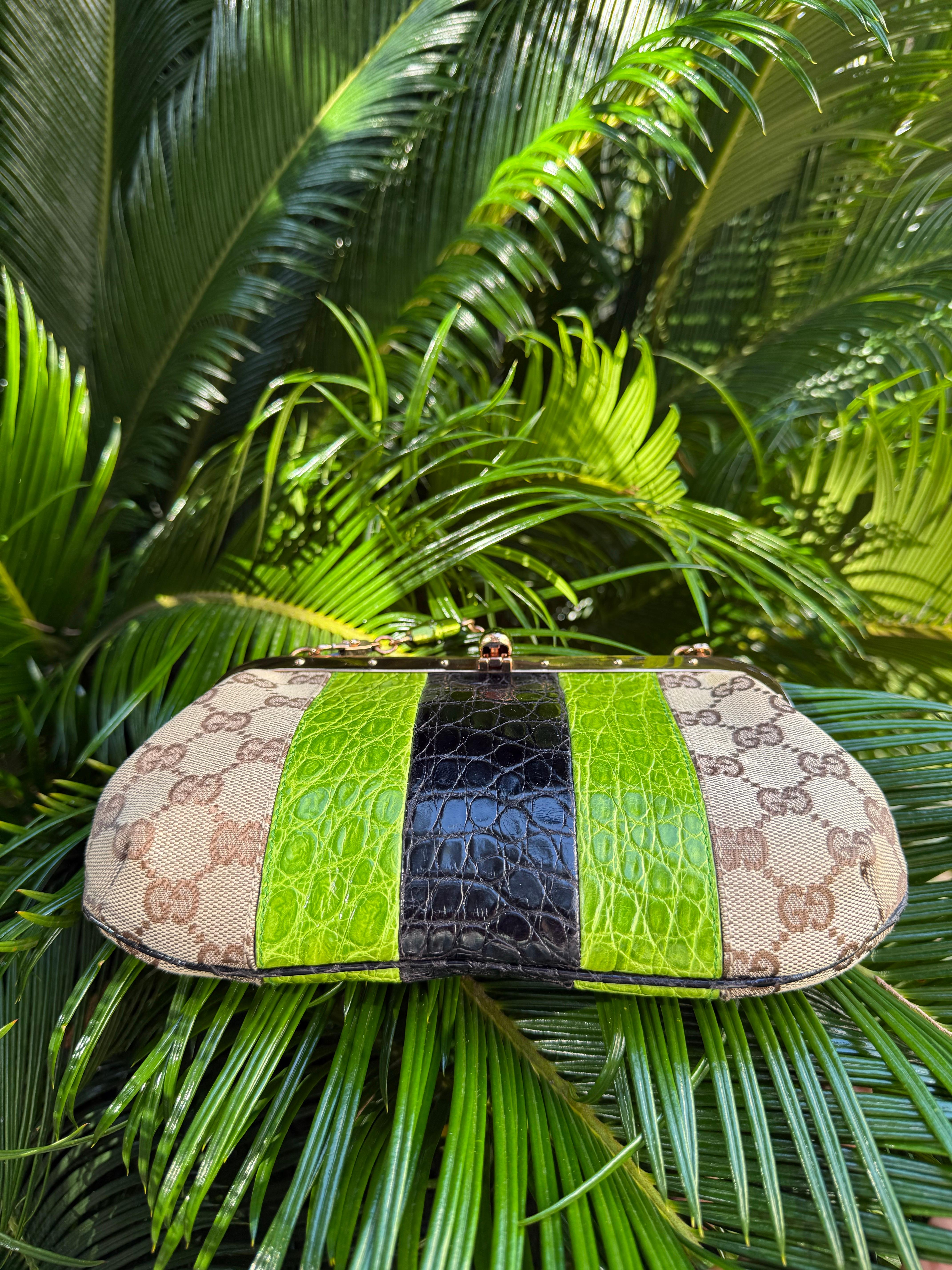Rare Documented Gucci SS 2004 by Tom Ford Runway Dragon bag For