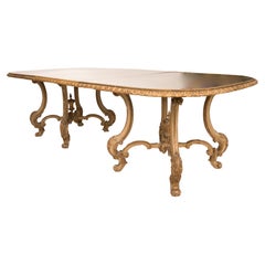 Rare Documented Jansen Double Pedestal Dining Table