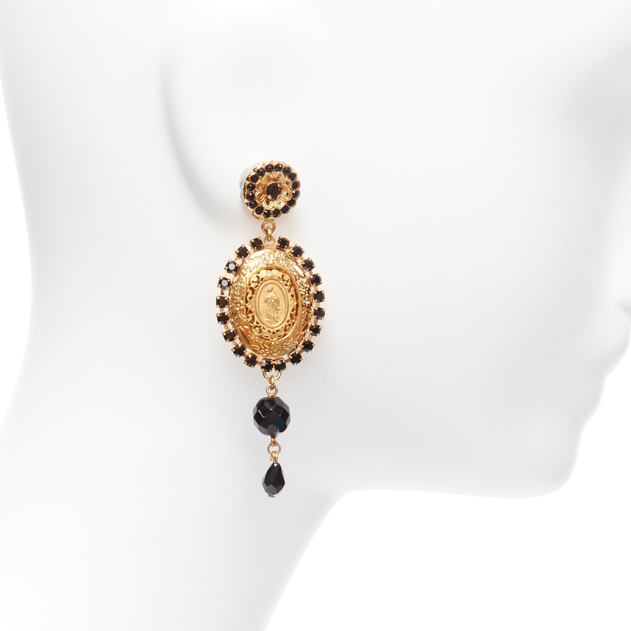 womens religious clip on earrings