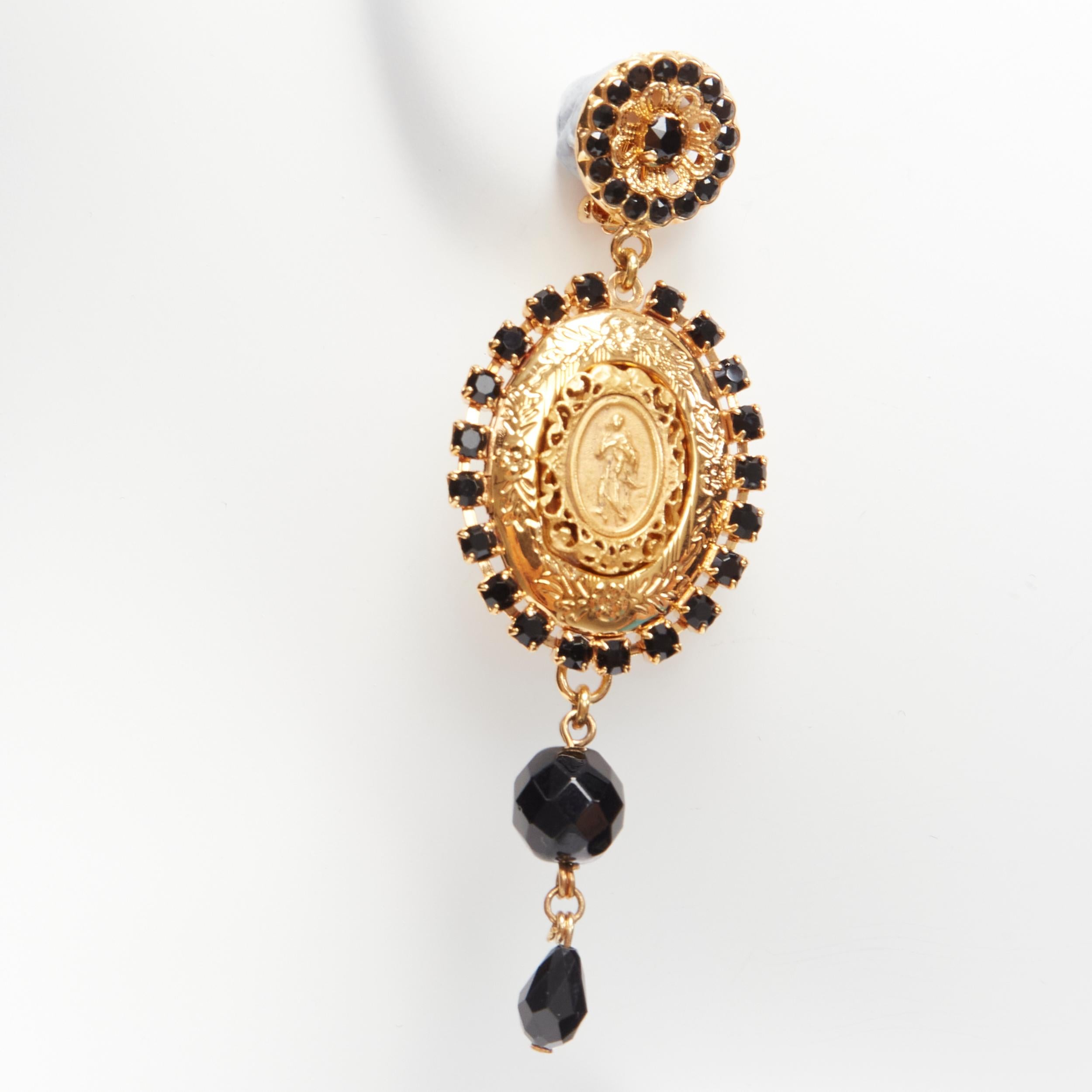 dolce gabbana clip on earrings