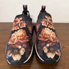 rare Dolce & Gabbana Sorrento Slip-on Sneakers IT 45 Portofino Floral Rose Print