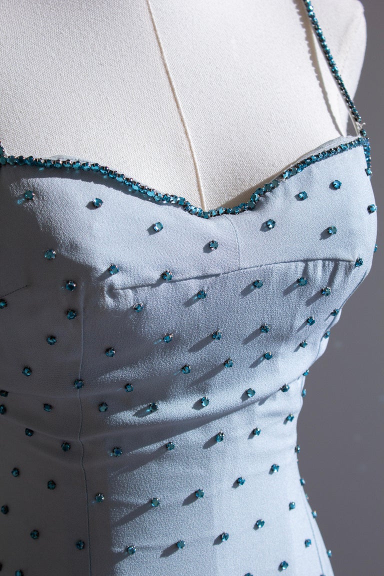 dolce gabbana light blue dress SHANTE Lace Up Back Corset Gown
