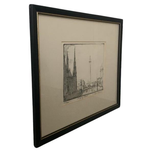 Etched  Don Swann (1889-1954) Original Etching Limited Editon  For Sale
