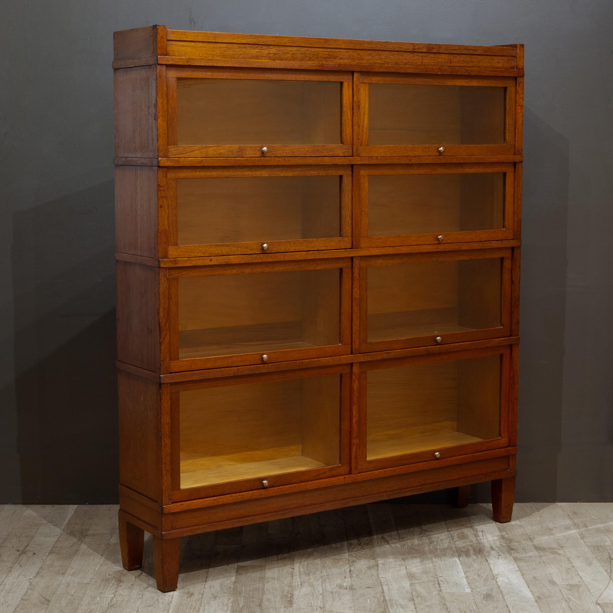 Rare Double Globe-Wernicke 4 Stack Lawyer's Bookcase c.1910-1915 For Sale 4