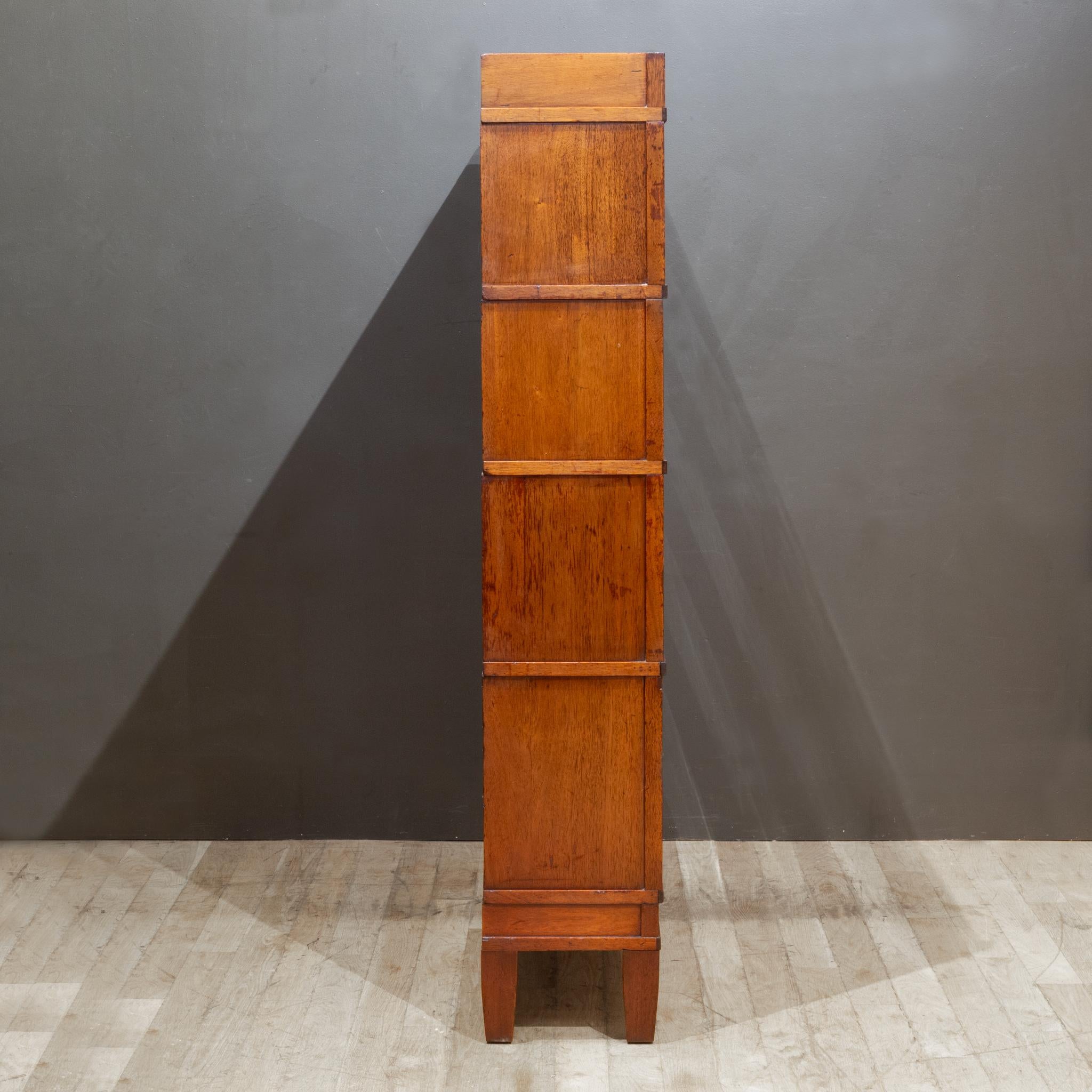20th Century Rare Double Globe-Wernicke 4 Stack Lawyer's Bookcase c.1910-1915