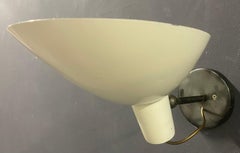 Rare double signed Arteluce wall sconce by Vittoriano Vigano