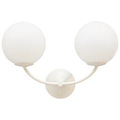 Lampe murale double rare de Max Bill pour Temde, Suisse, années 1960