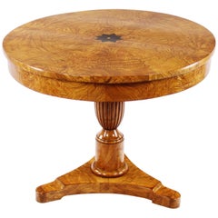 circa 1810 salon Rare Drawing/Salon Room Table Early 19th Century, Biedermeier, circa 1820, Ash