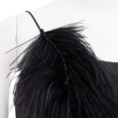 raro DRIES VAN NOTEN Christian Lacroix 2020 Abito drappeggiato in taffetà FR38 M.