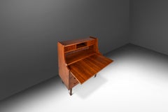 Rare Drop Down Secretary Desk in Walnut by Maurice Villency, Denmark, c. 1960s