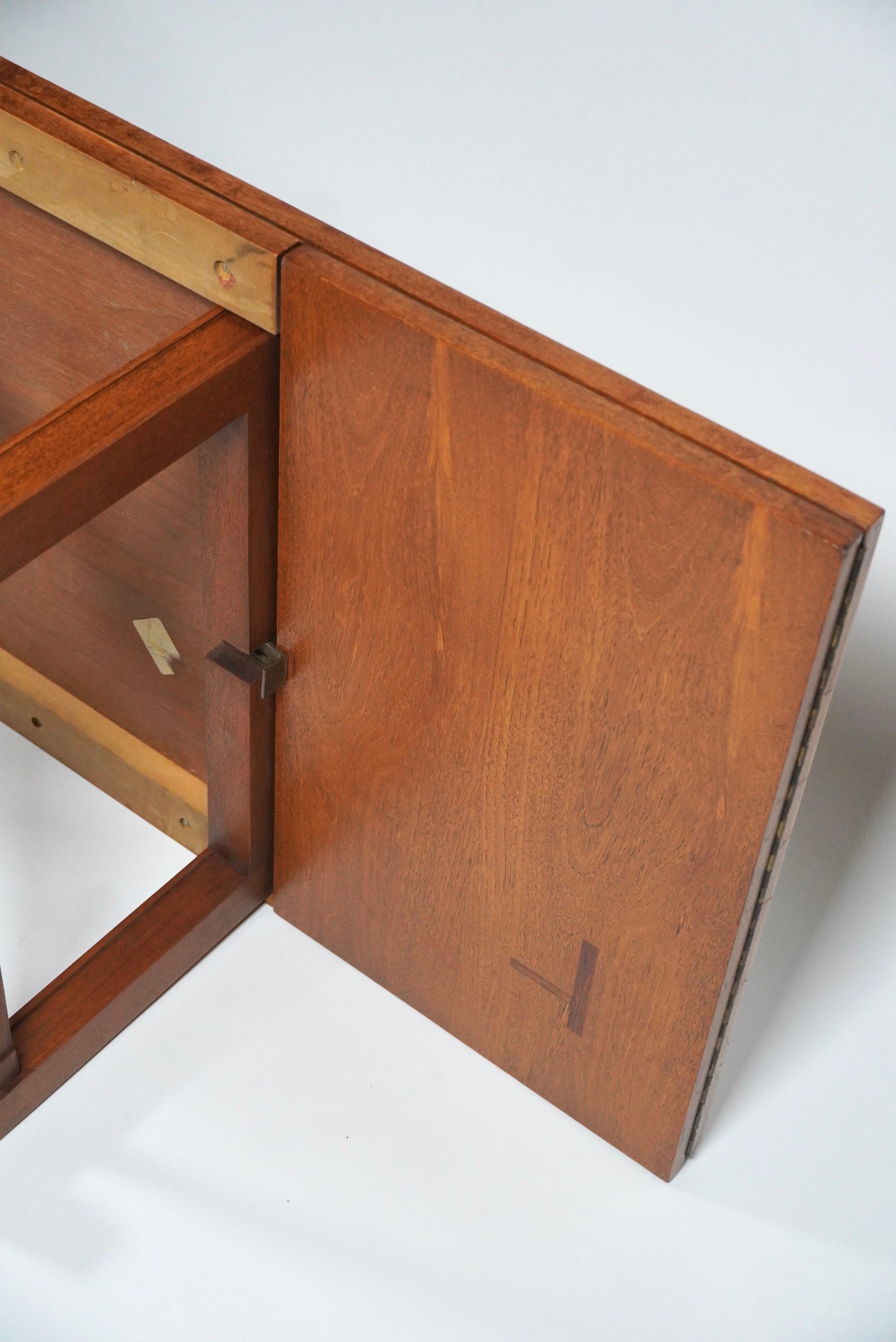 Hand-Crafted Rare Dunbar Camel Leg Drop Leaf Coffee & Console Table by Edward Wormley