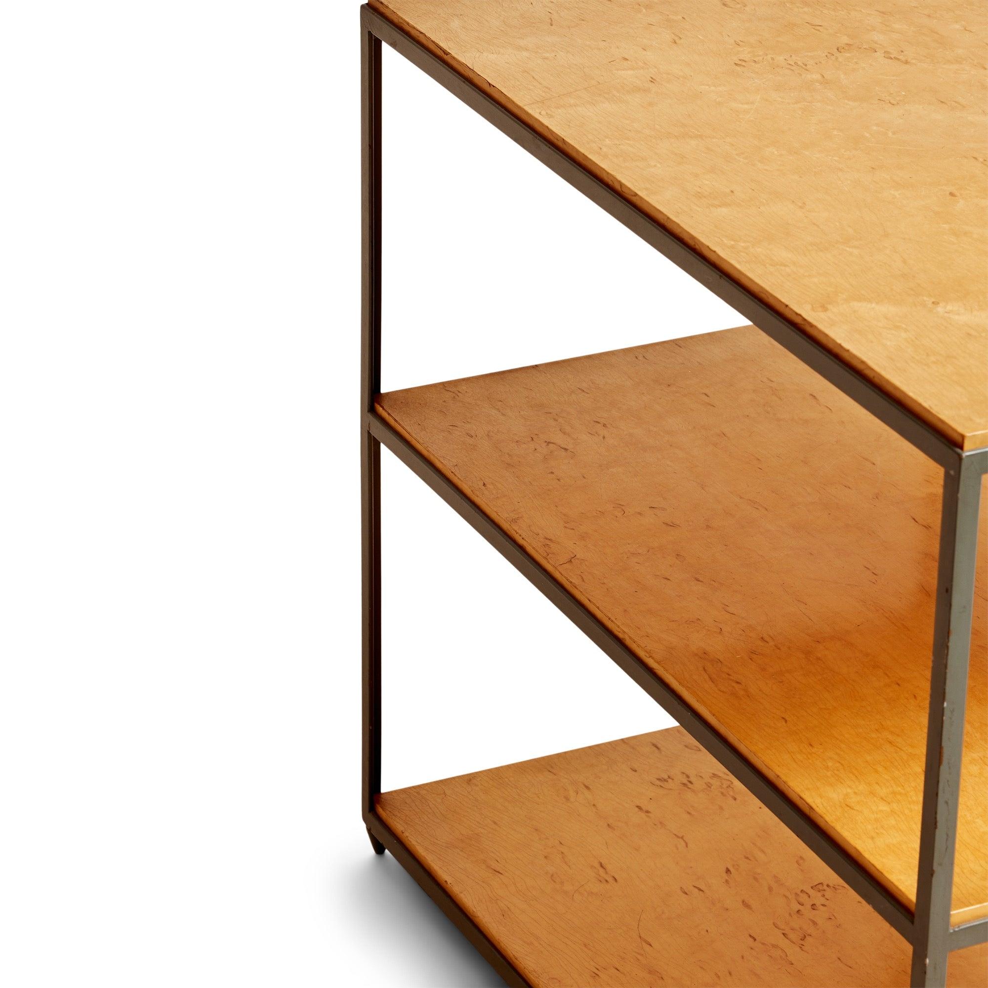 Rare Dunbar Lacquered Burl Occasional Table by Edward Wormley for Dunbar, 1946 In Excellent Condition For Sale In Sagaponack, NY