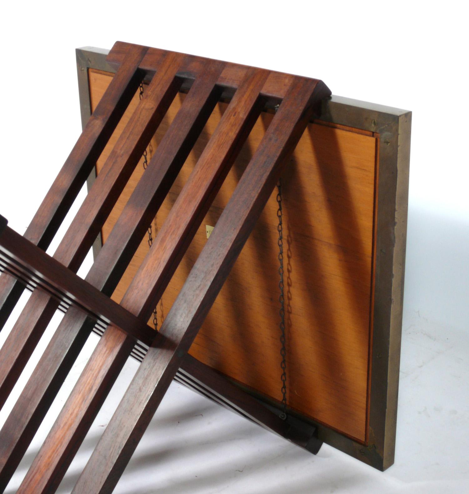 Rare Dunbar Tile Top X Base Table In Good Condition In Atlanta, GA